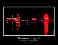 12272023: SHERMAN'S LIGHTS CAROGA LAKE NY
